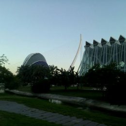 Giardino Turia al tramonto