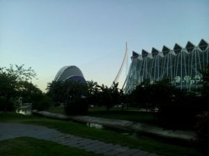 Giardino Turia al tramonto